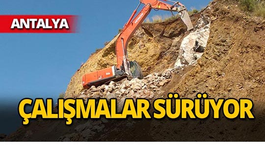Antalya'daki heyelan olayı hakkında flaş gelişme