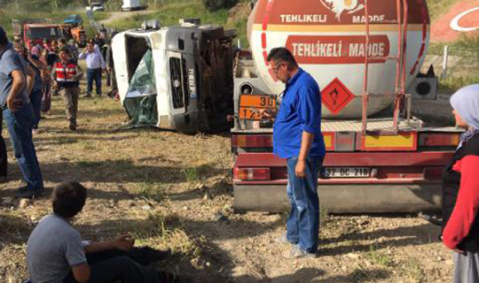 Antalya'daki tanker faciasından ilk görüntüler