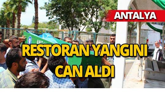 Antalya'daki yangında yaralanan çocuk hayatını kaybetti