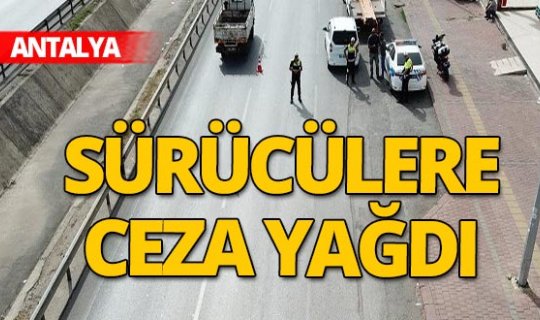 Antalya haber: Drone ile trafik denetimi yapıldı
