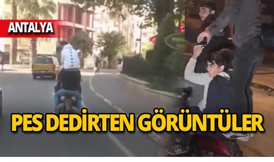 Antalya'nın en işlek caddesinde şoke eden görüntüler!