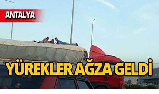 Antalya'nın en işlek yolunda şoke eden görüntü!