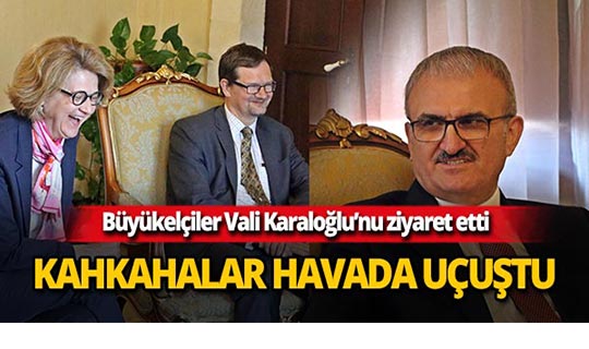 Antalya Valisi Karaloğlu'nun sözleri büyükelçileri kahkahaya boğdu