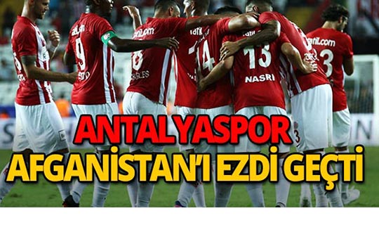 Antalyaspor, Afganistan'ı tek golle devirdi!