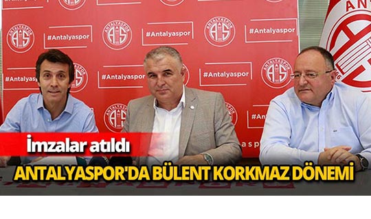 Antalyaspor'da Bülent Korkmaz dönemi