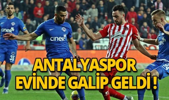 Antalyaspor Kasımpaşa'yı 3-1 mağlup etti