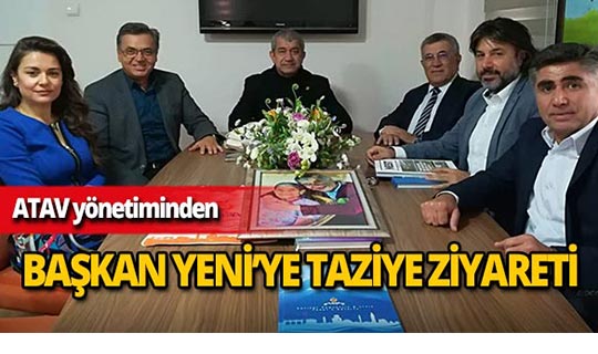 ATAV'dan AGC Başkanı Yeni'ye taziye ziyareti