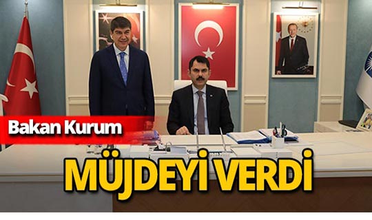 Bakan Kurum'dan Antalya'ya müjdeli haber!