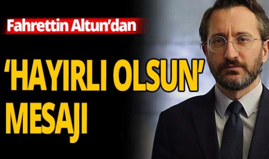 Başkan Altun'dan 'Sosyal Medya Yasası' mesajı