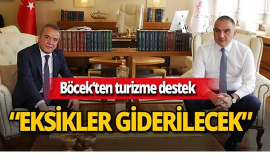 Başkan Böcek'ten Bakan Ersoy'a ziyaret!