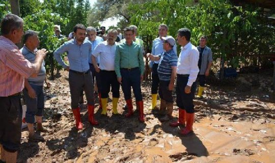 Başkan Öztekin Elmalı'daki 2 sel felakati hakkında konuştu