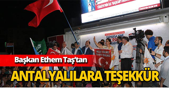 Başkan Taş'tan seçim sonrası ilk açıklama