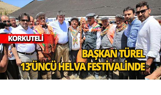 Başkan Türel Avdan 13'ncü Helva Şöleni'nde