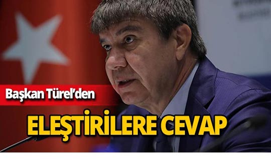 Başkan Türel’den 'Sayıştay Raporu' eleştirilerine cevap!