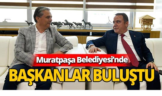Başkan Uysal Başkan Böcek'i makamında ağırladı