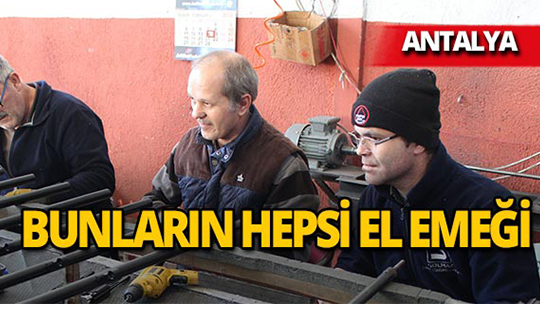 Bin metrekarelik iş yerinde üretiyor, 7 ülkeye ihraç ediyor!