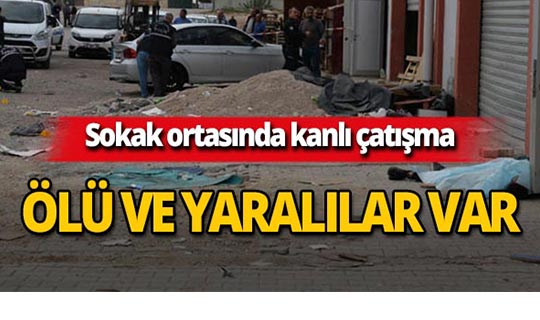 Bir anda ortalık savaş alanına döndü!