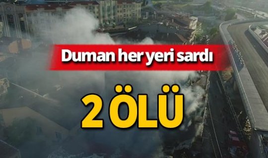 Bir anda üç binayı sardı: 2 ölü!
