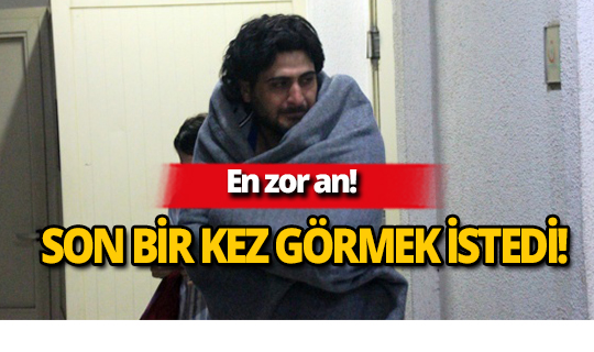 Boğularak ölen hamile eşini son kez görmek istedi