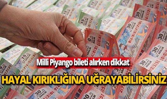 Bu uyarıya dikkat! Daha sonra hayal kırıklığına uğramayın