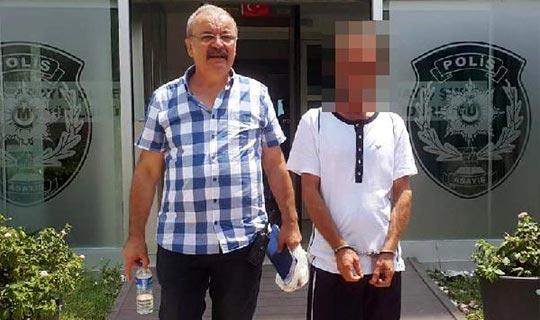 Çalışır durumdaki otomobili çaldı, kırmızı ışıkta yakalandı