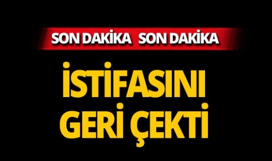 Canan Kaftancıoğlu istifasını geri çekti! İşte ilk açıklama!