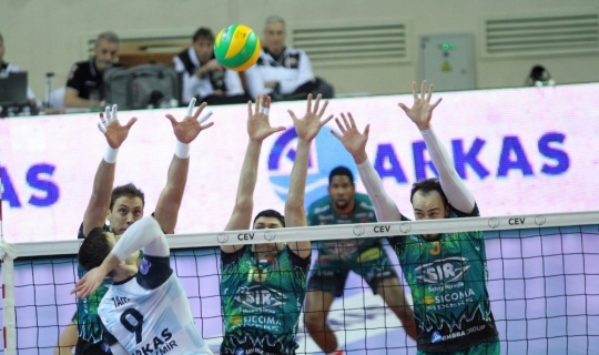CEV Erkekler Şampiyonlar Ligi: Arkas Spor: 1 - Sir Colussi Perugia: 3