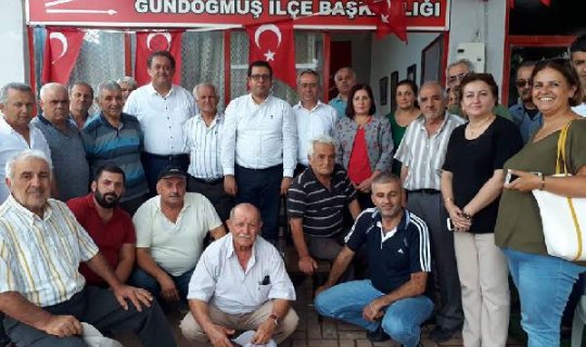 CHP Antalya milletvekilleri Gündoğmuş'ta bir araya geldi