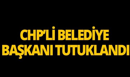 CHP'li Belediye Başkanı FETÖ'den tutuklandı