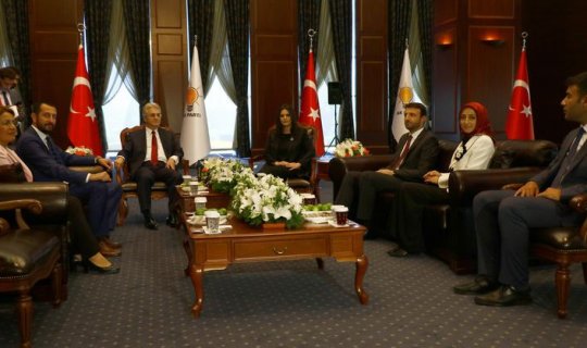 CHP ve MHP heyetinden AK Parti'ye ziyaret