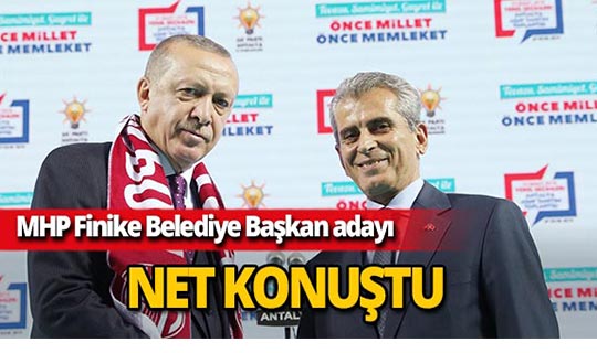 Cumhur İttifakı Finike adayı Nail Dülgeroğlu: ' Finike’de açık ara farkla kazanacağız'
