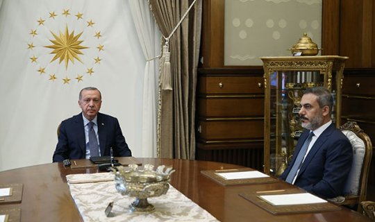 Cumhurbaşkanı Erdoğan, Mit Müsteşarı Fidan'ı kabul etti