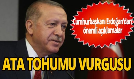 Cumhurbaşkanı Erdoğan: 'Türkiye biyolojik çeşitliliğin korunmasında öncü'