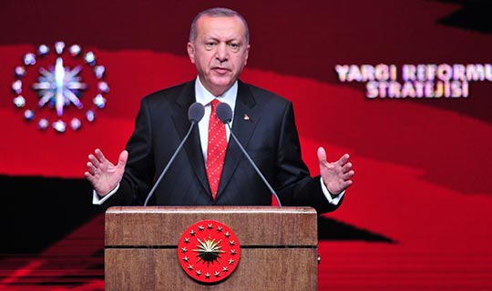 Cumhurbaşkanı Erdoğan, yargı reformunu açıklıyor