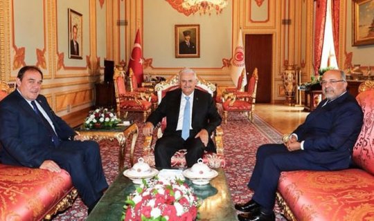 Demirören Grubu'ndan TBMM Başkanı'na ziyaret