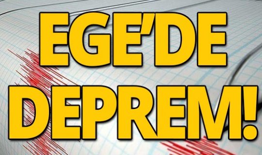 Ege'de 5 dakikada 5 deprem oldu!