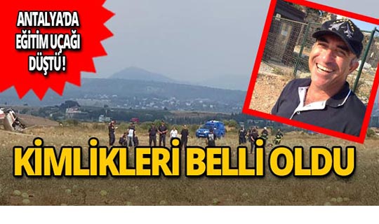 Eğitim uçağı düştü: Ölü ve yaralıların kimlikleri belli oldu!