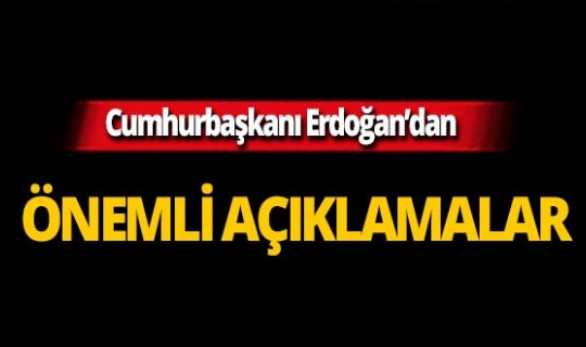 Erdoğan'dan flaş sözler: “Bunlar politikanın yüzkarası”