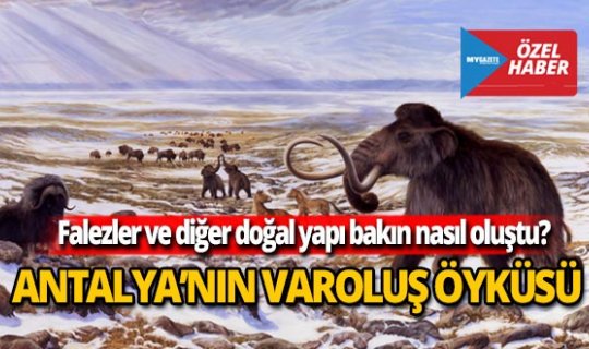 Falezler ve diğer doğal yapı bakın nasıl oluştu
