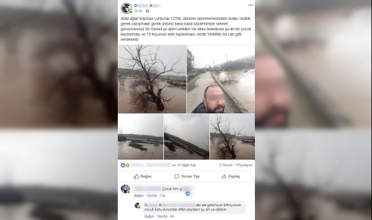 Fırtına ve hortumla ilgili yalan kayıp paylaşımına gözaltı