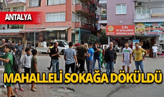 Gaz kokusu mahalleyi sardı, vatandaşlar sokağa döküldü!