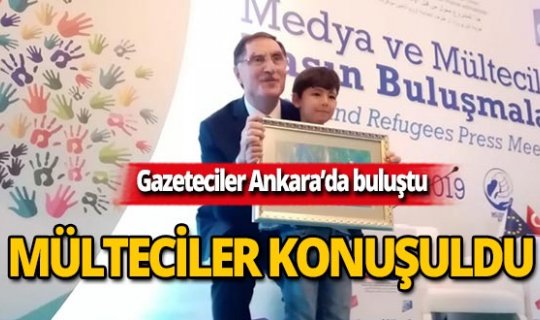 Gazeteciler Medya ve Mülteciler Basın Buluşması'nda bir araya geldi