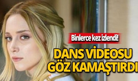 Genç oyuncu dans videosuyla büyük ilgi gördü!