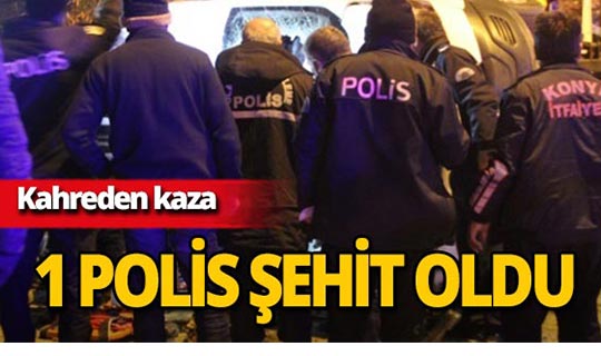 Göreve giderken kaza yaptı : 1 şehit!