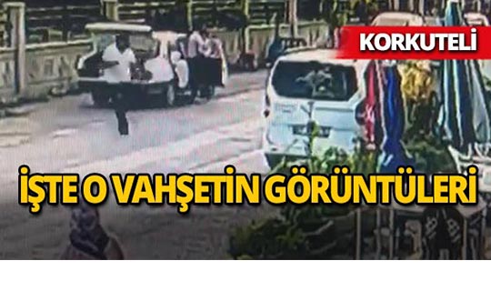 Hastane önündeki korkunç olayın görüntüleri ortaya çıktı