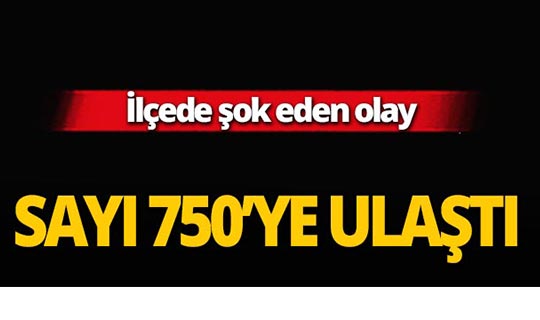 Hastaneler doldu taştı sayı 750'ye ulaştı