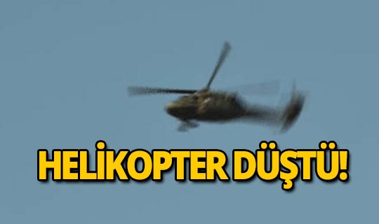 Helikopter düştü! Çok sayıda can kaybı var