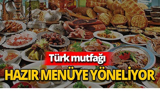 Her şey dahil sisteminin sonucu 'hazır menü'