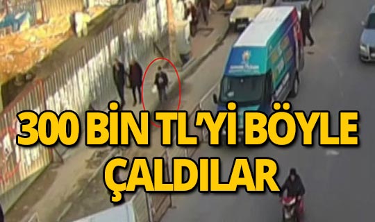 İş adamının bankadan çektiği parayı böyle çaldılar