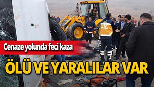Kahreden kaza : Çok sayıda ölü ve yaralı var!